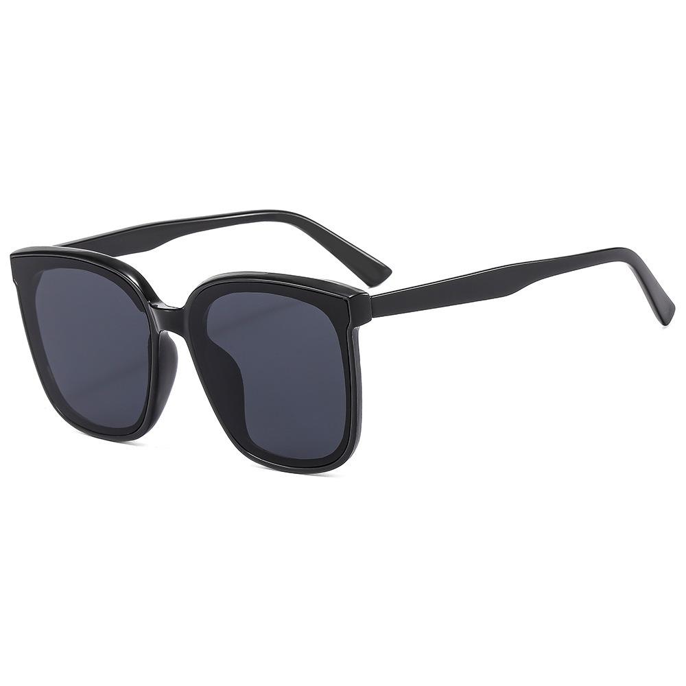 

1 шт. Новые европейские и американские простые квадратные модные солнцезащитные очки с большой оправой, знаменитость в интернете, отпуск