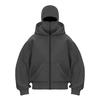 BeatStreet Herren und Damen Sturmhaube Y2K Gothic Harajuku Winter Neuartikel Doppelte Kapuzenpullover Herren Kapuzenmaske Reißverschluss Sportbekleidung