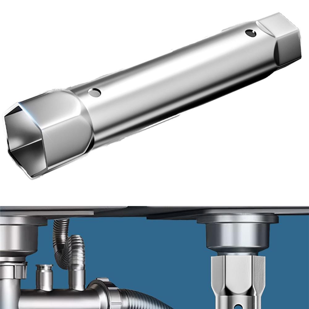 Nástrčný klíč na sprchovou baterii Instalatérský nástrčný klíč 23-27mm 34-40mm Oboustranný trubkový klíč Klíč pro instalaci vodovodní baterie