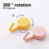 5Pcs Self Adhesive Wall Hook Strong Without Drilling Coat Bag Bathroom Door Kitchen Towel Hanger Punch-free Plastic Hooks Home Storage Accessories