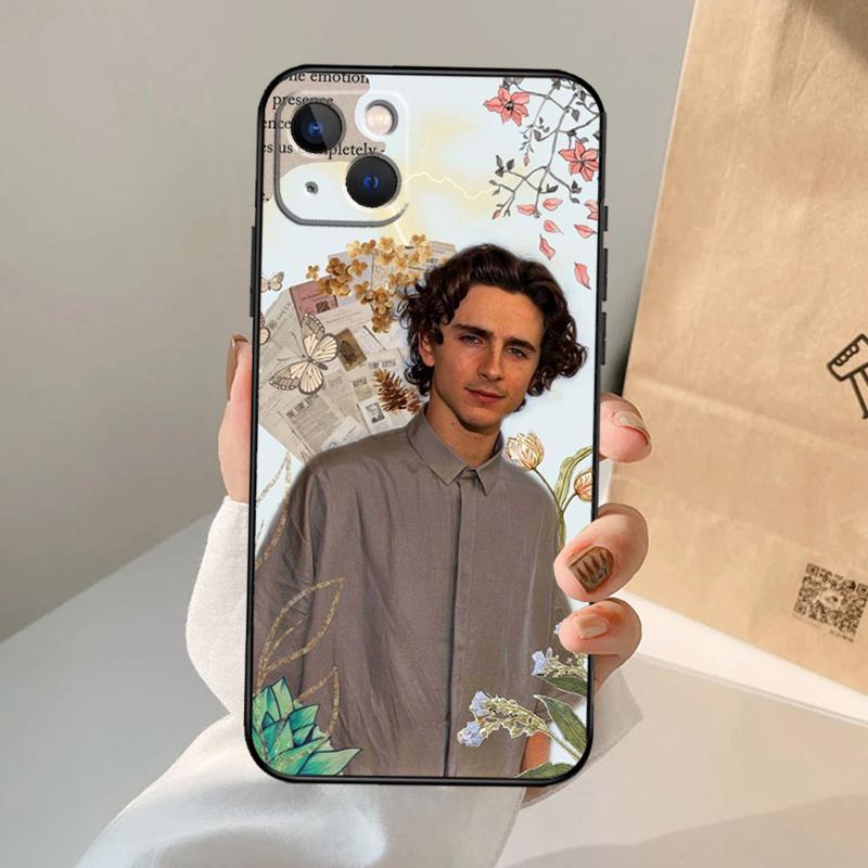 Timothee Chalamet Actor Phone Case For iPhone 17 Air 16 15 14 11 12 13 Pro Max 12 13 Mini 15 16 Plus 16e Cover Coque