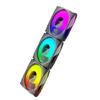 12x12cm Universal Computer Fan Addressable ARGB Asynchronous Light Support Silents PWM Technology Mirror Finish