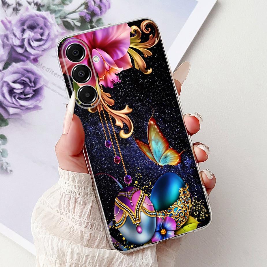 For Samsung Galaxy A17 5G Case SM-A176B Cute Cat Painted Cover 6.7'' Soft Silicone Case For Samsung A17 A 17 GalaxyA17 5G Fundas