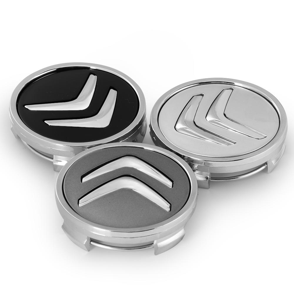 4 ks 60mm středové krytky kol pro auto Originální příslušenství krytek kol Citroen Pro Citroen C1 C3 C4L VTS C-ELYSEE C5 C6 C2 C4 Picasso