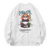 Sudadera de Otoño para Hombre con Estampado de Panda, Cuello Redondo, Corte Ajustado - Top de Marca de Moda