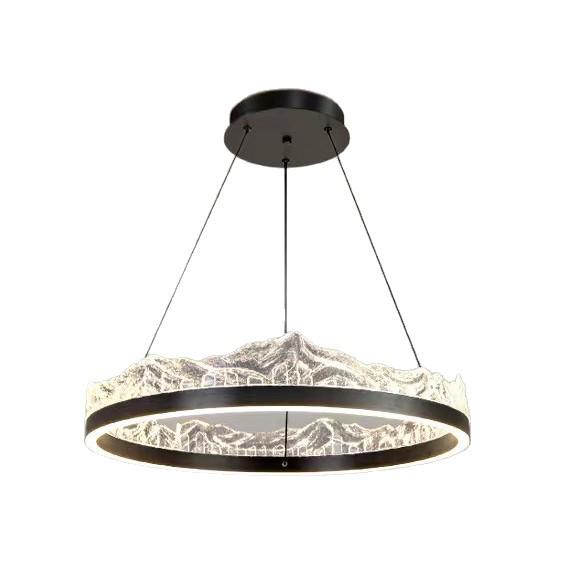 Italian Minimalist 2025: Modern, Luxury Full-Spectrum Chandelier for Living Room