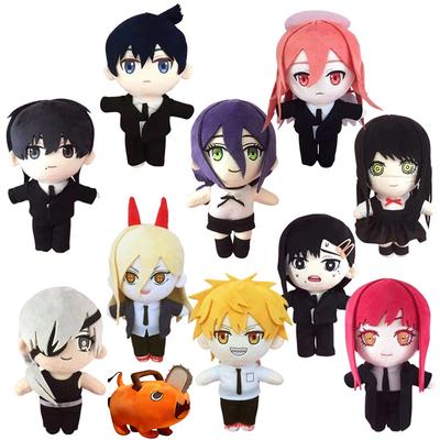 20cm Boneca de Pelúcia Anime Makima Power Higashiyama Kobeni Angel Devil Hayakawa Aki Mitaka Asa Reze Fofa Almofada Macia de Pelúcia