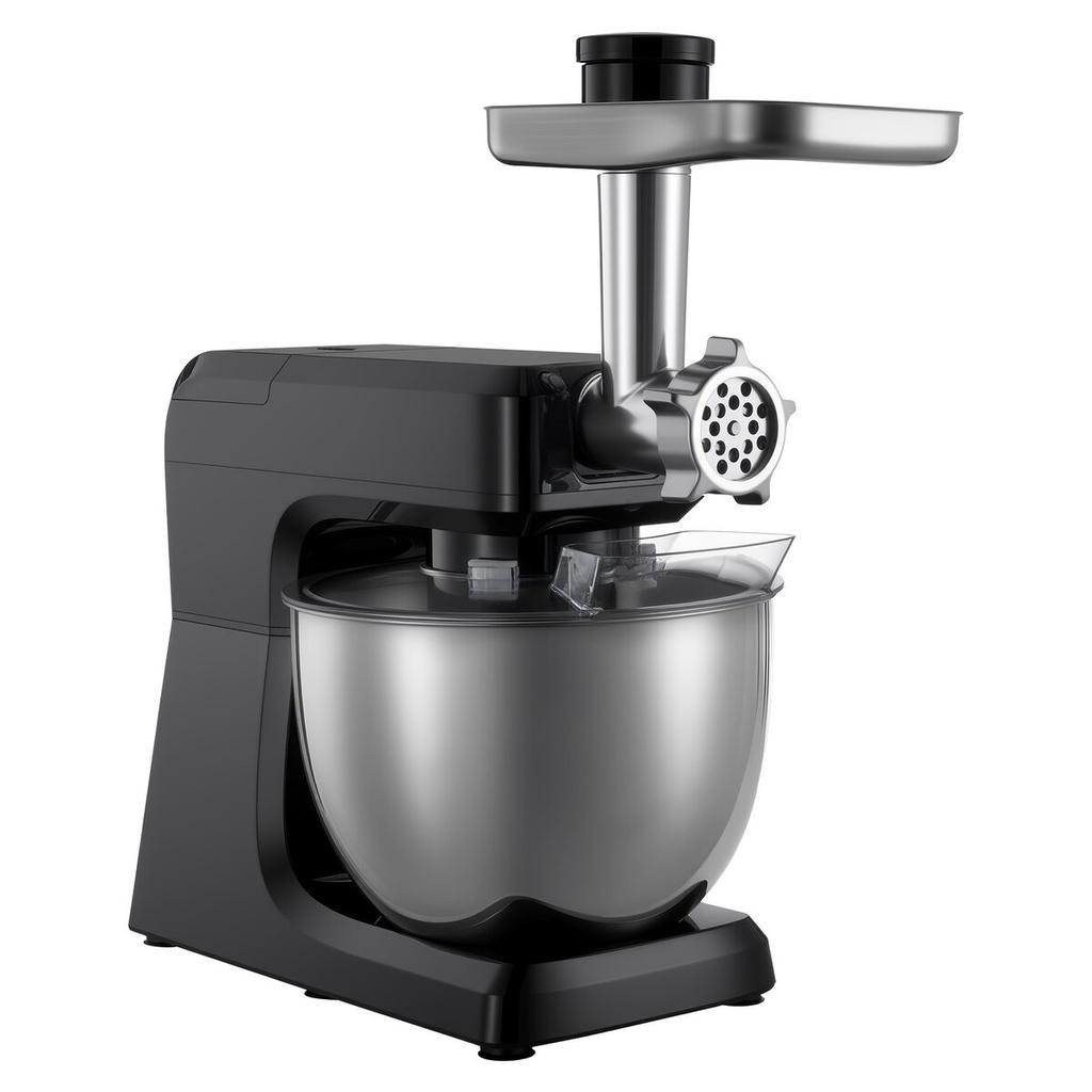 Stand Mixer, 7.8 L Electric Kitchen Mixer, 1500W Dough-Mixer, 6+P Speeds Tilt-head Food-Mixer with 1.5 L Blender Cup, Stainless Steel Bowl, Dough