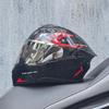 DOT ECE Certified Full Face Motorcycle Helmet Men Women Flip-Up Design ABS Shell All Season Use
