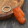 6 Pcs Chicken Wing Keyrings Decorative Keychain Car Key Chain Simulation Food Keychain Hanging Ornaments Bag Pendant
