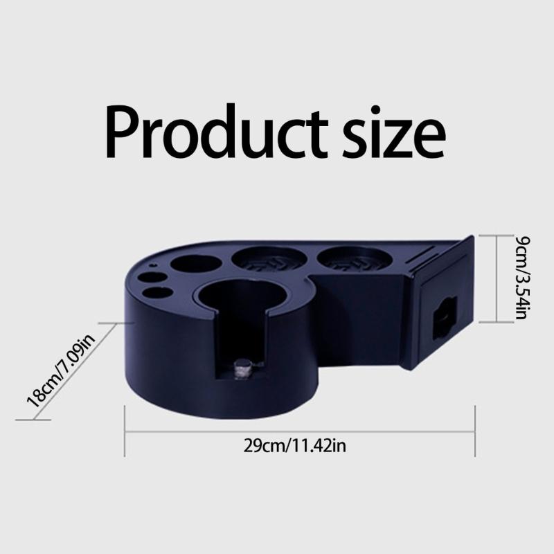 Nonslip Coffee Tamper Base Station With Ergonomic Handle For Baristas Tool ABS Construction Pressing Base