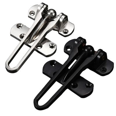 Swing Bar Lock Insurance Door Bolt Anti-Theft Door Buckle Lock Stainless Steel Safety Bedroom Hotel Anti-lock Buckle Locks
