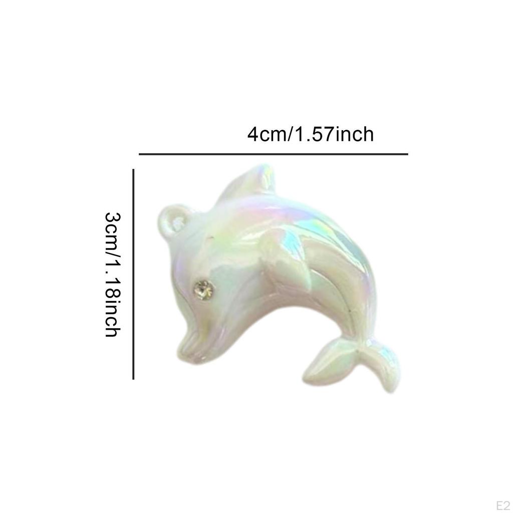 6x Brelok Delfin Lalka Zwierzę Brelok Akcesoria Torba Uroczy Wisiorek Plecak