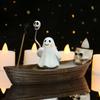 Ghost Ship Backflow Incense Burner Spooky Incense Holder Reflux Aromatherapy Statue Halloween Themed Home Ornament