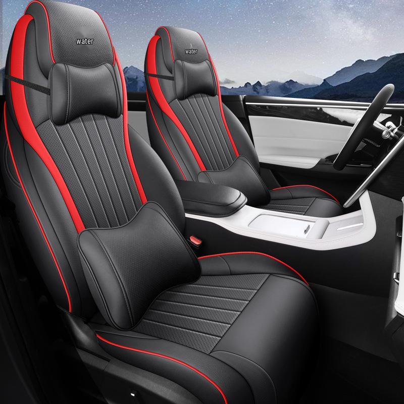 Universal Leather Seat Cover for 23 Galaxy L7 Models - Full Surround, All-Season Car Cushion