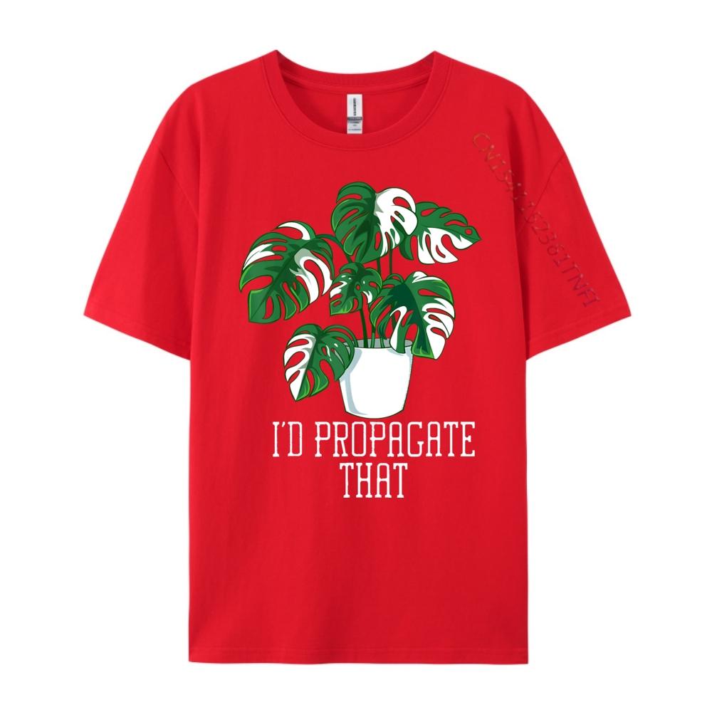 Id Propagate That Funny Crazy Plant Lady Monstera Deliciosa Camisas Basicas Hombre Sale Character S