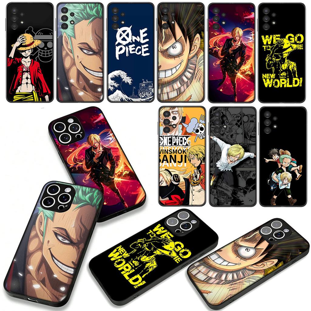Sanji One Pieces Luffy Roronoa Zoro Phone Cover Case for OPPO A18 A16 A17 A38 A54 A40 A60 A80 A78 A79 A57 A55 A96 A15 A12 Casing