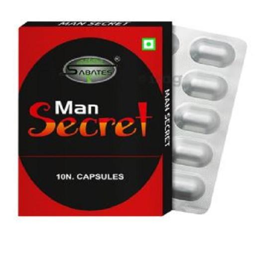 Sabates Man Secret Capsule 10 gélules