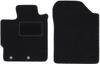 Black Front Floor Mats For: Toyota Yaris III Petrol (2011-2019)