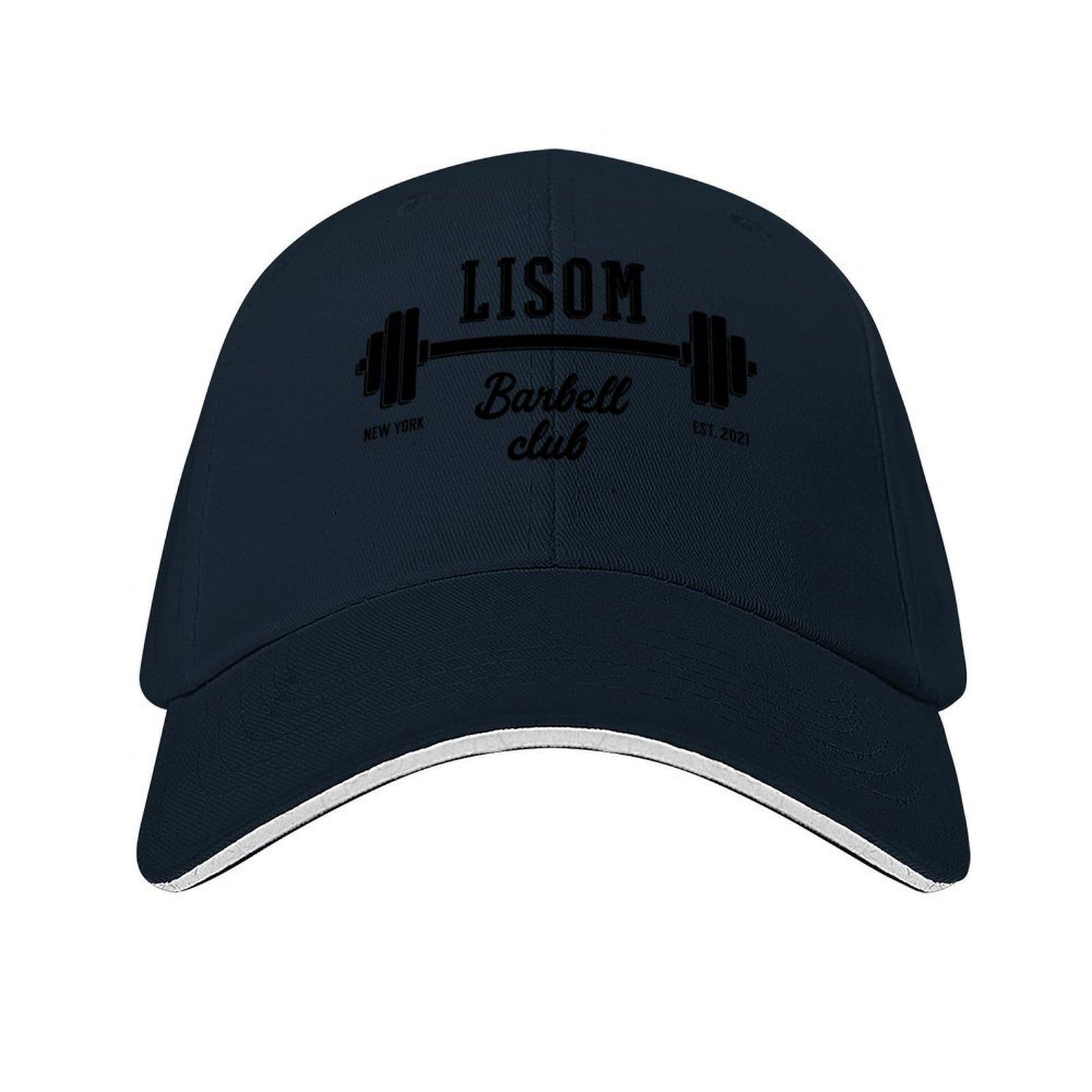 

LISOM Barbell Club Merch Baseball Cap summer hat Sun Cap hats for men Ball Cap Women Hats Mens