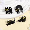 Japanese Cartoon Black Cat Series Alloy Brooch Metal Badge Lapel Pins Badges On Backpack Pines