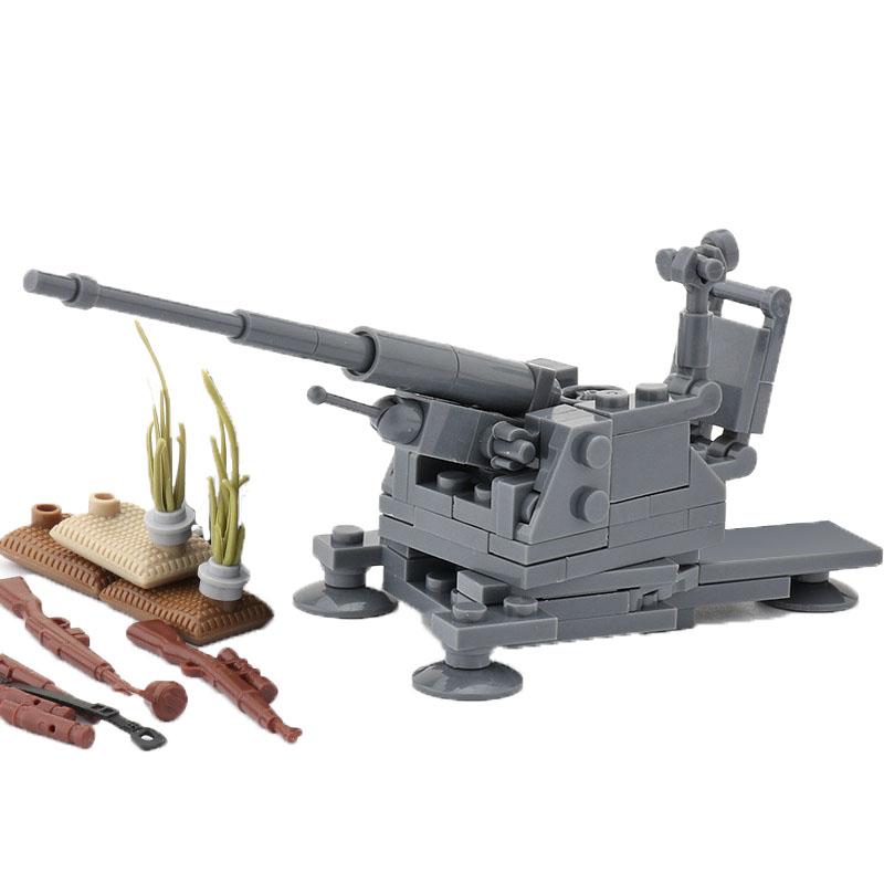 MOC Military Building Block Set Weapons War Army Accessories Soviet Army Characters Cannon Carts Launchers Tents Block Bricks Gift Presents Toy