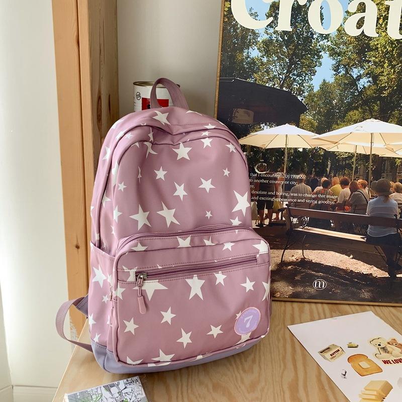 Women Men 17 Inch Star Laptop Backpack College Bag Cute Travel Backpack Student Back To School Casual Bookbag