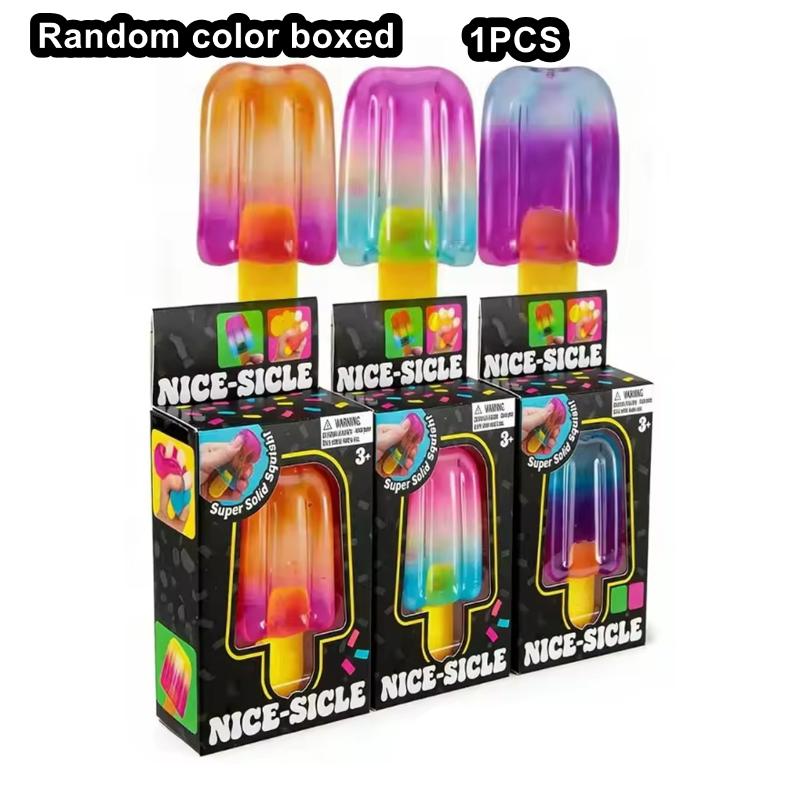 2026 Needoh Nice-Sicle Popsicle Sensory Squeeze Toy Super Stress Ice Cream Relief For Kids Adults Summer Easfestival Gifts