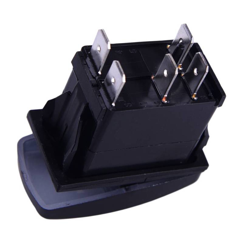 12V Car Boat Green LED Horn Toggle Rocker On Off Switch Speaker Push Button Fit For Motorcycles Buses RVs Trailers