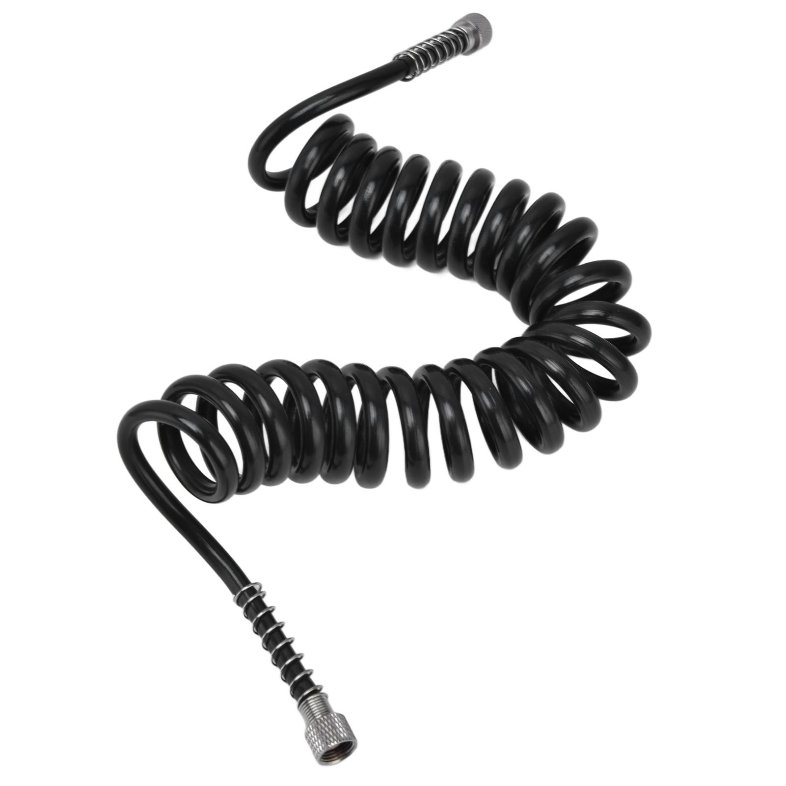 

Air Hose Polyurethane Coil Air Hose with G1/8 Female Thread Fittings for Paint Airbrush Accessories білий