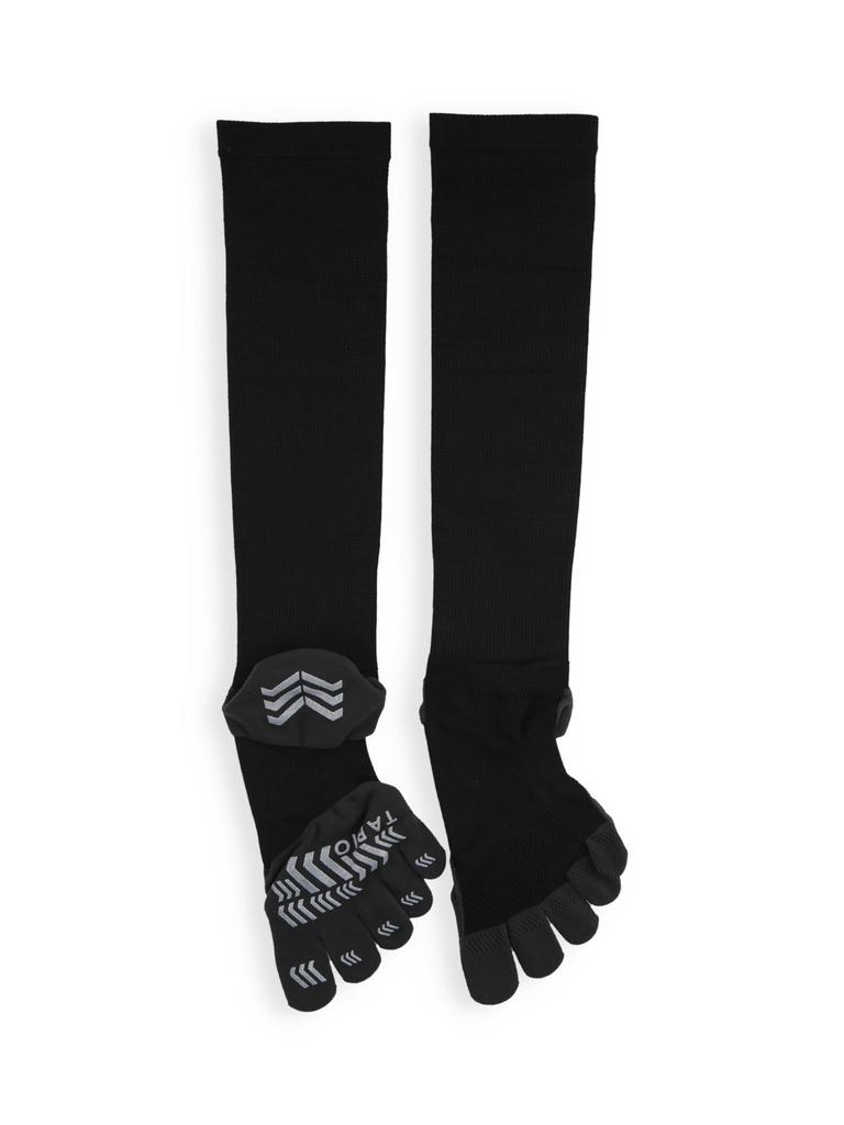 Racing Run Knee Sizes Made in Sports Black [Tabio] [WEB Exclusive] Five-Toe Socks, 25.0-27.0cm, Japan, Socks,