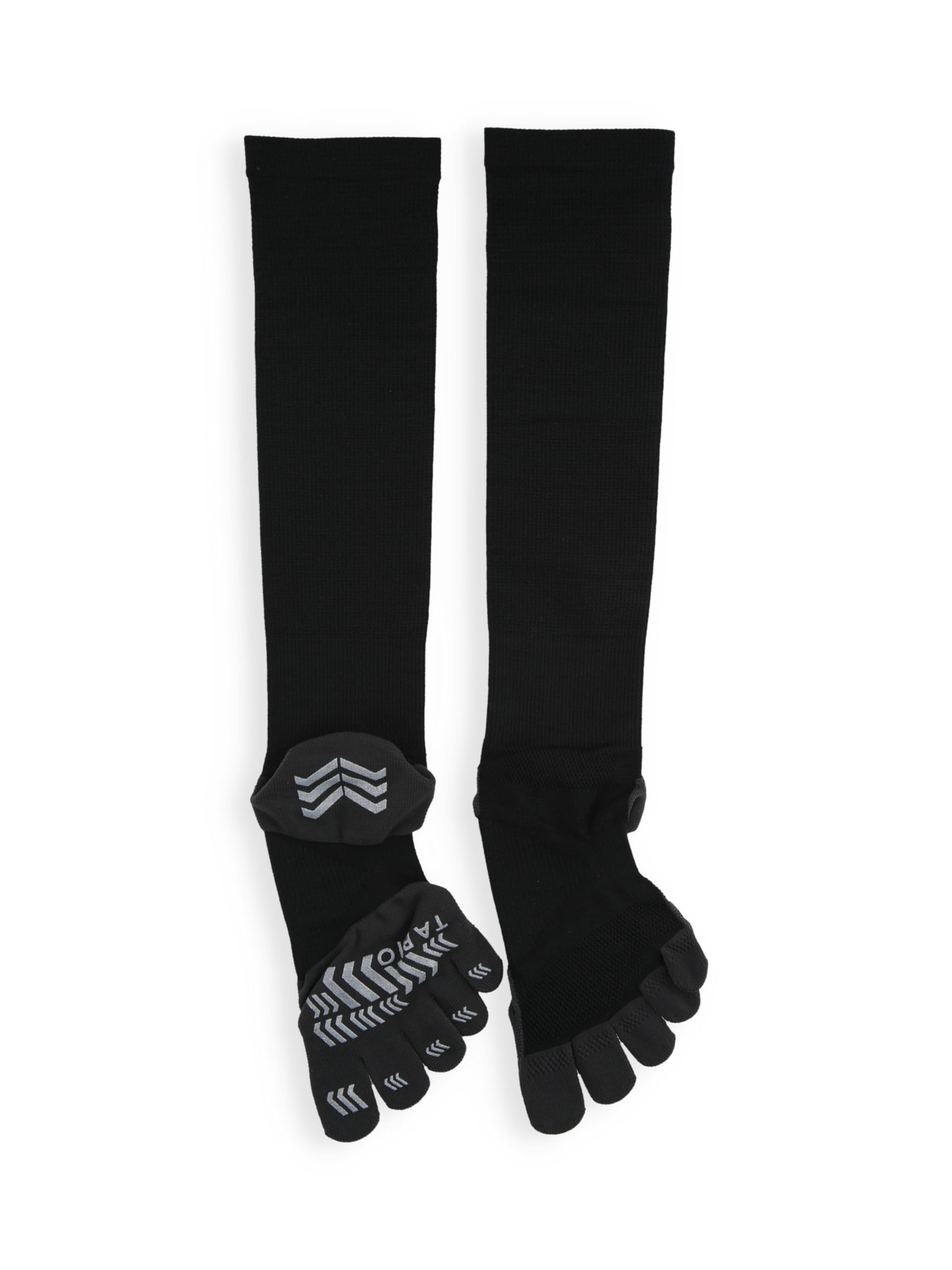 

Racing Run Knee Sizes Made in Sports Black [Tabio] [WEB Exclusive] Five-Toe Socks, 25.0-27.0cm, Japan, Socks, чёрный
