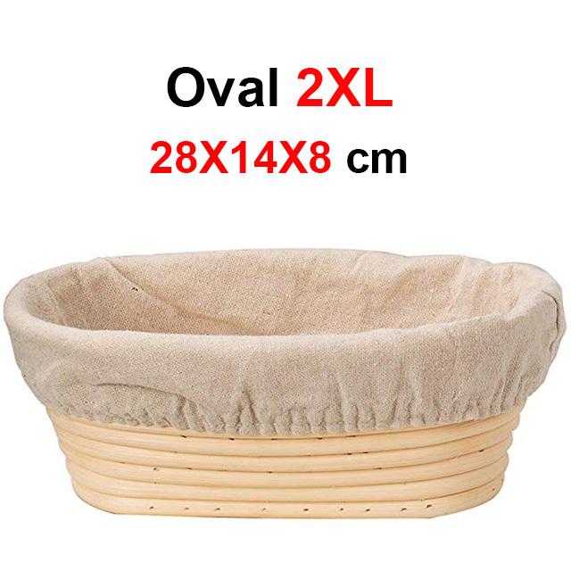Round /Oval Bread Fermentation Natural  Rattan Basket Country Bread Baguette Dough Mass Proofing Tasting Proving Baskets BakerySupplies
