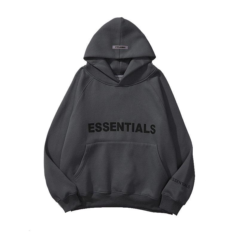 Sweat à capuche décontracté unisexe style américain avec imprimé lettres tendance