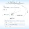 Official May Birthstone Eternal Silver Necklace with Jewelry Teardrop Anniversary 112434721804 4℃ [Yondoshi] Case, Emerald, Elegant, Gift, Women's