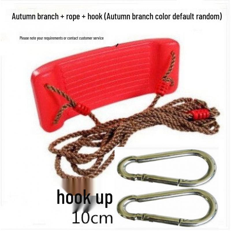 Children s Indoor/Outdoor Swing Chair with Hanging Rope & Hook