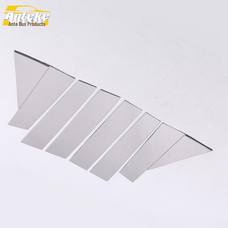 

Qijun Car Window Trim: Stainless Steel Glass Anti-Scratch Decorative Strips for 14 Models
