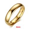 Basic 2/3/4/5/6mm Rings for Women, Classic Plain Wedding Bands Minimalist Jewelry, Anti Allergy Stainless Steel Metal Ring