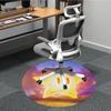 1pc Golden Star Chair Carpet for Office, Soft Flannel Throw Mat, Perfect for Office,Holiday Party Decoration Choice yy251113061