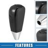 Automatic Transmission Gear Shift Knob for Toyota Land Cruiser 2008-2017 Black Cover Black Faux Leather Perforated