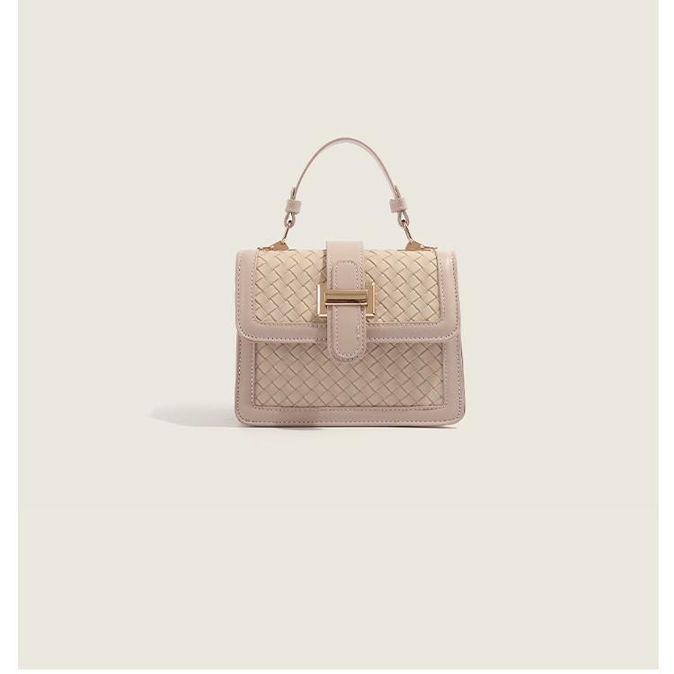 Splicing Fashion Messenger Bag Portable Shoulder Small Square Bag