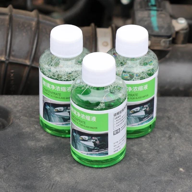 2pcs/set Car Glass Oil Film Remover Concentrated Windshield Cleaner Quick Cleaning Liquid Automobile Glass Coating Maintenance