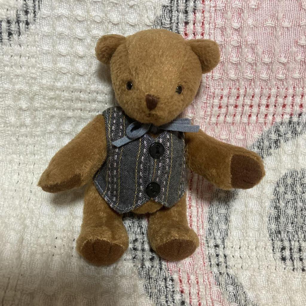 [USED] Sun Arrow small teddy bear plush toy, used