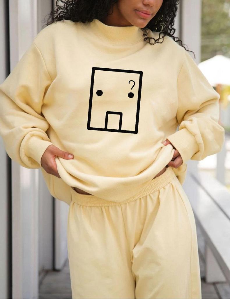 Trendy Loose-Fit High Neck Hoodie for Women - Spring/Autumn