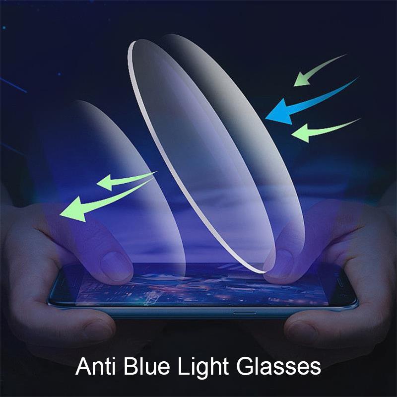 Fashion Unisex Anti Blue Light Reading Glasses For Men TR90 Lightweight Eyeglasses For Computer Square Hyperopia Glasses +2