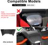 Real Hard Carbon Fiber Sticker For Chevrolet Corvette C8 2020 2025 2025 2025 2025 Car Gear Rear Cover Interior Accessories