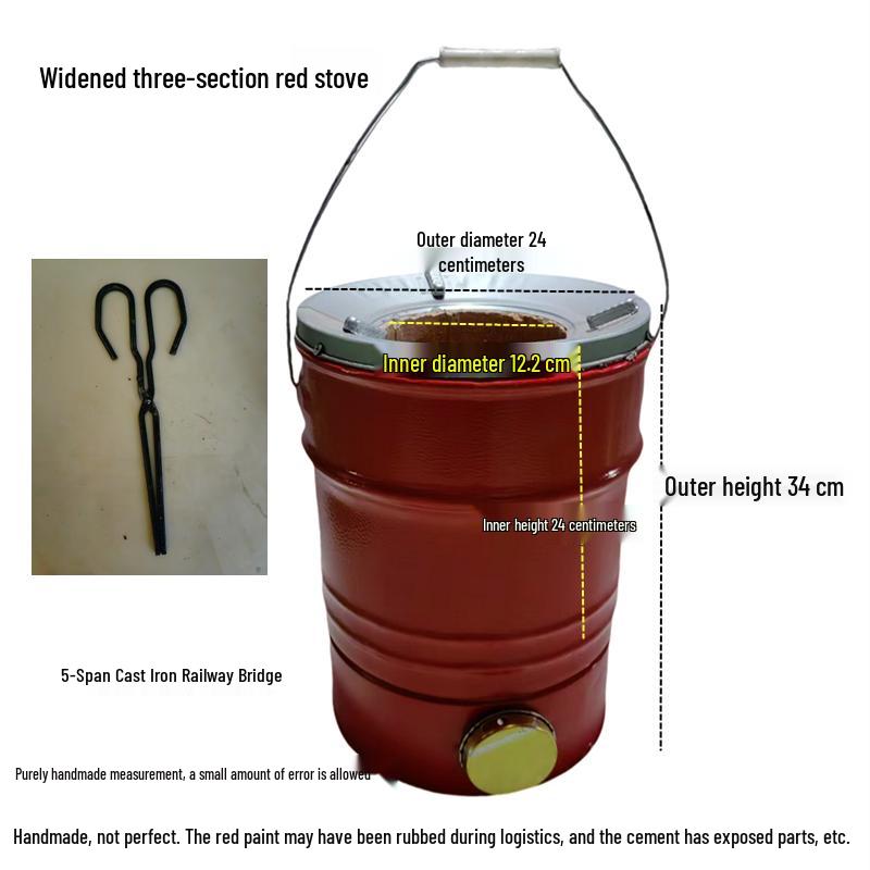 Compact Honeycomb Charcoal Stove for Household Heating and Boiling Water - Ideal for New Homes