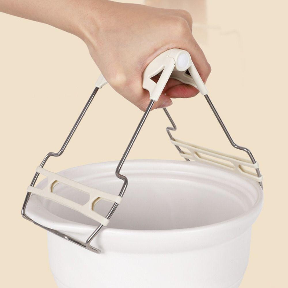 Bowl Gripper Dish Lifter Heat Safe Pan Gripper Kitchen Supplies Anti-scalding Clip  Microwave
