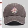 Pc Pcs for Men  Womens Vintage Mandala Floral Trucker Cap  Adjustable Snapback Baseball Hat with ShortSleeve Mandala Print