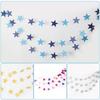 4m Five-Pointed Star Paper Flag Garland - Birthday & Festival Decoration